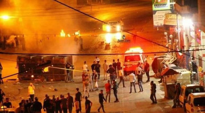 إصابة العشرات بالاختناق خلال مواجهات مع الاحتلال في برقة
