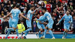 مانشستر سيتي يقلب الطاولة على أرسنال في الوقت القاتل