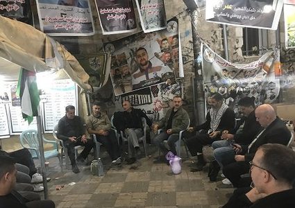 تواصل الفعاليات المطالبة باسترداد جثامين الشهداء المحتجزة بجنين