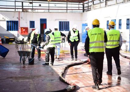 شرطة الاحتلال تواصل أعمال التحصين في سجن جلبوع بعد حادثة فرار الأسرى الستة