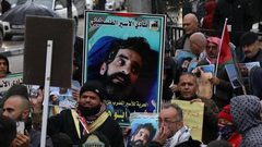 إضراب في دورا تضامنًا مع الأسير أبو هواش