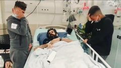 اللحظات الأولى من انتصار وتعليق الأسير هشام أبو هواش إضرابه عن الطعام بعد 141 يوماً