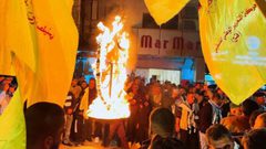 إيقاد شعلة انطلاقة الثورة وحركة فتح في الدوحة غرب بيت لحم