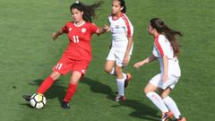 واعدات فلسطين يفزن على منتخب لبنان ضمن بطولة اتحاد غرب آسيا