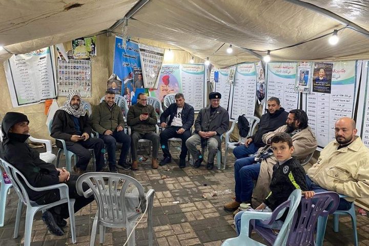 وقفة تضامن واسناد للأسير المريض أبو حميد في جنين