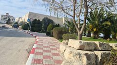 باحات جامعة النجاح هذا الصباح و قبل أيام من عودة الطلبة