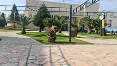 باحات جامعة النجاح هذا الصباح و قبل أيام من عودة الطلبة