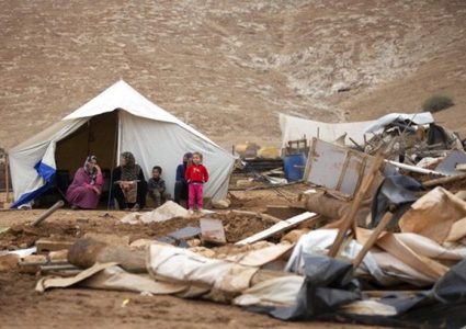 الاحتلال يهدم خيمة احتجاج للأهالي في قرية الأطرش في النقب