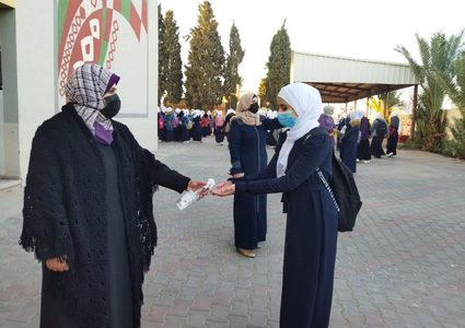 انتظام الدراسة في مدارس محافظات قطاع غزة مع بدء الفصل الدراسي الثاني للعام 2021 - 2022