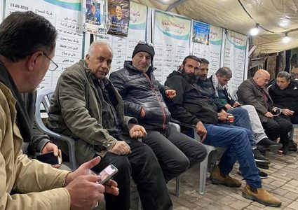 وقفة دعم وإسناد للأسير ناصر أبو حميد في جنين