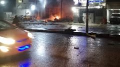 إصابة شخصين في انفجارين استهدفا مصرفين في العاصمة بغداد