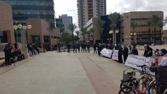 احتجاجات ضد الاعتقالات وتجريف الأراضي بالنقب