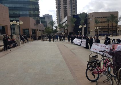 احتجاجات ضد الاعتقالات وتجريف الأراضي بالنقب