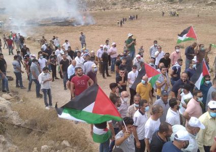 إصابات بالرصاص المعدني خلال مواجهات مع الاحتلال في بيتا وبيت دجن