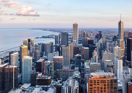 مظاهرة في شيكاغو احتجاجا على الاعتداءات الإسرائيلية المتكررة