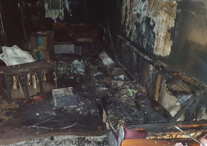 تسع إصابات جراء حريق منزل في بيت حنينا