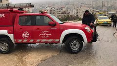 إطفائية نابلس: مستعدون للمنخفض ونناشد الناس بتوخي الحيطة والحذر