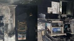 نابلس: مصرع مسن جراء حريق في منزله