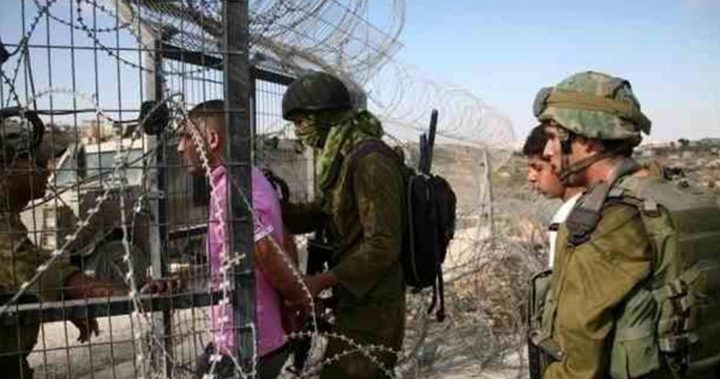 الاحتلال يعتقل 4 شبان بينهم أسرى محررون من محافظة جنين