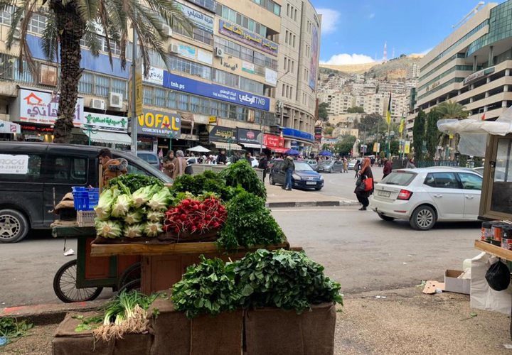 أجواء مدينة نابلس ظهر اليوم وما قبل المنخفض الجوي- تصوير سجود جعارة