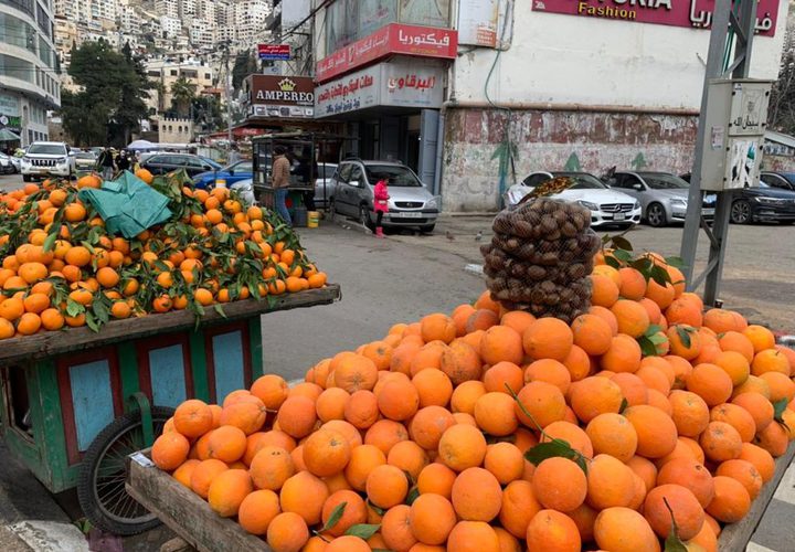 أجواء مدينة نابلس ظهر اليوم وما قبل المنخفض الجوي- تصوير سجود جعارة