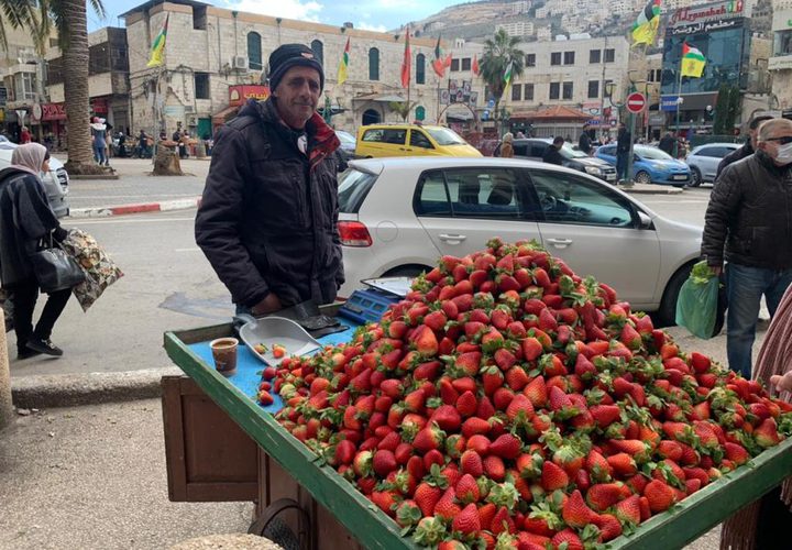 أجواء مدينة نابلس ظهر اليوم وما قبل المنخفض الجوي- تصوير سجود جعارة