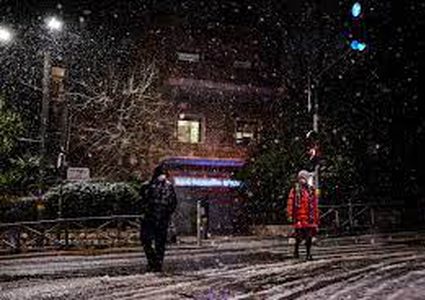 الشرطة تناشد المواطنين بعدم التحرك بمركباتهم في ظل تساقط الثلوج