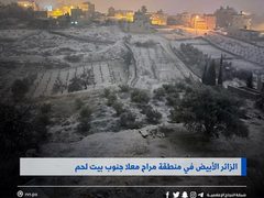 أجواء بدء المنخفض الجوي في فلسطين