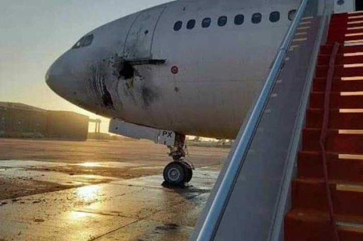 أضرار في مطار بغداد بعد تعرضه للاستهداف بستة صواريخ