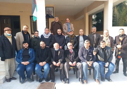 "أمين سر شرق غزة" يلتقي أمناء سر المكاتب الحركية المهنية بالإقليم