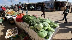 الاحتلال يهدم بسطات خضار ويستولي على منشار حجر قرب حاجز "الجلمة" العسكري