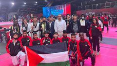 فلسطين تحقق 6 ميداليات إحداها ذهبية في بطولة العرب للتايكواندو