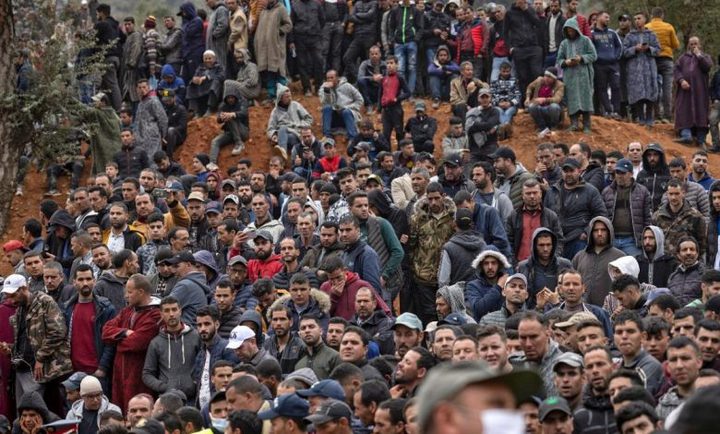 تشييع جثمان الطفل المغربي ريان