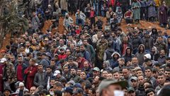تشييع جثمان الطفل المغربي ريان