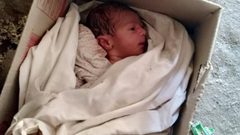 العثور على طفل حديث الولادة في بيت لحم