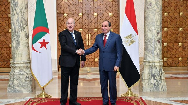 السيسي وتبون يبحثان تطورات الأوضاع في ليبيا