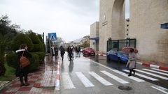 أجواء "النجاح" بالتزامن مع تساقط الأمطار