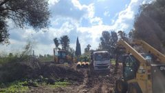 تظاهرة في حيفا ضد تجريف السلطات الإسرائيلية مقبرة القسام