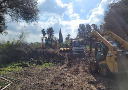 تظاهرة في حيفا ضد تجريف السلطات الإسرائيلية مقبرة القسام