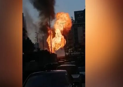 انفجار صهريج غاز يهز شمال بيروت