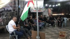 الاحتلال يهدد بإزالة خيمة الشهداء في جنين وباعتقال والدي الشهيدين كميل وصبح