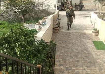 مواجهات مع الاحتلال في قرية الجانية