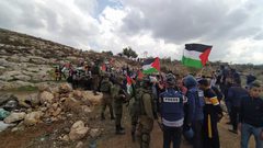 نصر أبو جيش : أنقذوا بيت دجن التي يسرق منها 25 ألف دونم