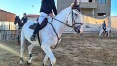 بطولة الدوري الفلسطيني لقفز الحواجز في غزة