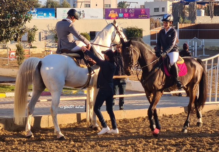 بطولة الدوري الفلسطيني لقفز الحواجز في غزة