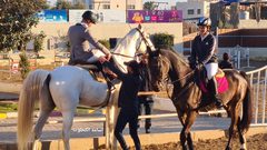 بطولة الدوري الفلسطيني لقفز الحواجز في غزة