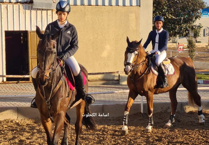 بطولة الدوري الفلسطيني لقفز الحواجز في غزة