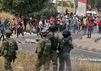 مواجهات مع الاحتلال وسط الخليل