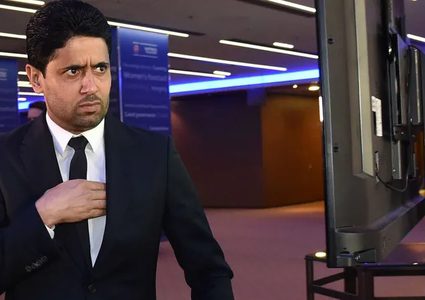 الخليفي تواجد بغرفة الحكام بين شوطي مباراة الريال