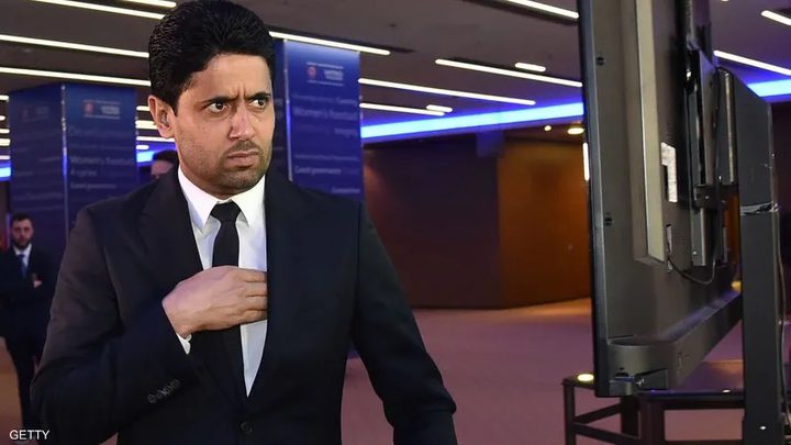 الخليفي تواجد بغرفة الحكام بين شوطي مباراة الريال